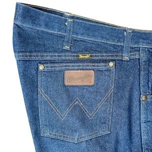 Wrangler Mens Cowboy 47MWZ Jeans 44x30 Regular Fit 100% Cotton Denim Starched